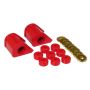 Prothane 89-95 Ford Taurus Rear Sway Bar Bushings - 1 1/16in - Red