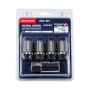 Rays WDURA42121504LPB Lugs Dura-Nut L42 Straight Type / 12x1.50 / 4 Piece - Black