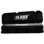 Dart 68000033 BBC Fabricated Aluminum Valve Cover Set w/ Logo Black Anodized