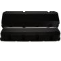 Dart 68000034 BBC Fabricated Aluminum Valve Cover Set w/ No Logo Black Anodized