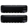 Dart 68000036 BBC Billet Aluminum Valve Cover Set w/ Logo Black Anodized