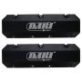 Dart 68000047 BBC Fabricated Aluminum Valve Cover Set w/ Logo Black Anodized