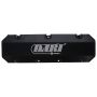 Dart 68000047 BBC Fabricated Aluminum Valve Cover Set w/ Logo Black Anodized