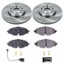 PowerStop TDSK7080 Track Day Spec High-Performance Brake Pad and Rotor Kit