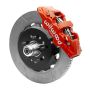 Wilwood 140-16910-R 55-57 Chevy Bel Air Aerolite 6R Kit, 5 x 4.50in/4.75in Hub - 14.00 Slotted Rotor - Red