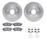 Dynamic Friction 6512-76155 Rotor Kit