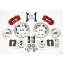 Wilwood 140-10738-R Dynapro 6 Front Hub Kit 12.19in Red 70-78 Camaro