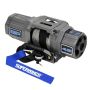 Superwinch 1145250 4500 LBS 12V DC 1/4in x 40ft Synthetic Rope Hawse Fairlead SP 45SR Winch
