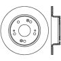 StopTech Power Slot 09-12 Acura TSX / 08-12 Honda Accord Coupe Rear Right Slotted CRYO Rotor