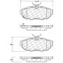 Stoptech 308.14650 Street Touring Brake Pads