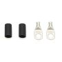QUICKCAR RACING PRODUCTS QRP57-571 Ring Terminal 5/16in 8 Ga w/Heat Shrink Pair