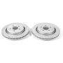PowerStop AR82164XPR PowerStop Evolution Performance Drilled, Slotted & Plated Brake Rotor Pair