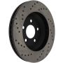 StopTech 05-10 Ford Mustang GT Front Right Slotted & Drilled Rotor