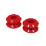 Prothane 19-1701 Universal Coil Spring Inserts - 2.5in High - Red