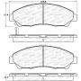 Stoptech 308.13780 Street Brake Pads - Front/Rear