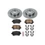 PowerStop KOE5666 OE Stock Replacement Low-Dust Ceramic Brake Pad and Rotor Kit