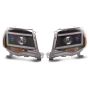 Raxiom TT11236 05-11 Toyota Tacoma Axial Series LED DRL Projector Headlights- Blk Housing (Clear Lens)