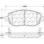 StopTech Performance 00-05 Lexus IS 250/300/350 / 02-09 SC 300/400/430 Front Brake Pads