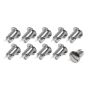 TRIPLE X RACE COMPONENTS TXRCH-4401-10 Oval Head Button Alum .500 Long 10 Pack