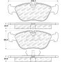 Stoptech 305.06180 Street Select Brake Pads - Rear