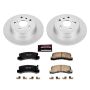 PowerStop CRK2564 Genuine Geomet Coated Rotor and Low-Dust Ceramic Brake Pad Kit
