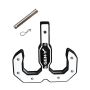 GEN-Y Hitch GH-0070-W Gen-Y Hulk 2.0 16K Tow Hook 2in Shank w/GH-099 Pin/GH-011 Clip - Black/White