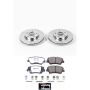 PowerStop K6503-26 Z26 Street Performance Ceramic Brake Pad and Drilled & Slotted Rotor Kit