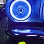Oracle Lighting 6905-002 Pre-Installed Lights 7 IN. Sealed Beam - Blue Halo