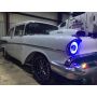 Oracle Lighting 6905-002 Pre-Installed Lights 7 IN. Sealed Beam - Blue Halo
