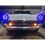 Oracle Lighting 6905-002 Pre-Installed Lights 7 IN. Sealed Beam - Blue Halo