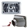 Oracle Lighting 6909-003 Pre-Installed Lights 4x6 IN. Sealed Beam - Red Halo