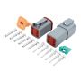 QUICKCAR RACING PRODUCTS QRP71-362 Deutsch Connector - 6-Pin