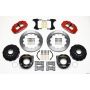 Wilwood 140-9223-R Narrow Superlite 4R Rear P-Brk Kit 12.88in Red Ford 8.8 w/2.5in Offset-5 Lug