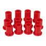 Prothane 79-93 Datsun D50 2wd Spring & Shackle Bushings - Red