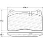 Stoptech 308.12630 Street Brake Pads