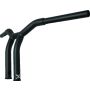 Burly Brand B12-6051SB Dominator Raked Bar 10in - Matte Black