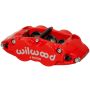 Wilwood 120-14550-RD Caliper-Forged Narrow Superlite 6R-R/H 1.75/1.25in/1.25in Pistons 1.25in Rotor - Red
