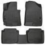 Husky Liners 98941 2014-2016 Hyundai Elantra WeatherBeater Combo Black Floor Liners