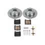 PowerStop KOE3145 OE Stock Replacement Low-Dust Ceramic Brake Pad and Rotor Kit