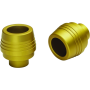 Kuryakyn 3800 Lodestar Handlebar Sliders-BMW-Gold