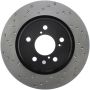 Stoptech 128.40092R Sport Cross Drilled Brake Rotor - Front Left