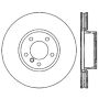Stoptech 128.34098R Drilled Sport Brake Rotor
