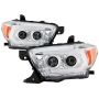 SPYDER 5085825 Projector Headlights - Sequential LED Turn Signal - Chrome