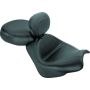 Mustang Motorcycle 79341 Mustang 02-08 Honda VTX1800 Retro, S, T Wide Touring 2PC Seat w/ Driver Backrest - Black