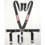 Racequip 741001 Black SFI CAMLOCK 5pt PD Lap Seat Belt