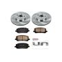 PowerStop KOE1137 OE Stock Replacement Low-Dust Ceramic Brake Pad and Rotor Kit