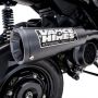 Vance and Hines Upsweep Matte Blk Hon Navi