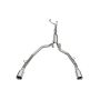 Corsa 21-22 Dodge Ram TRX Crew Cab Baja Catback Exhaust Dual Rear Satin Tip