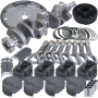 Eagle B16003EA030 Ford 302 V-Rib Belt 157 Tooth Flexplate Balanced Rotating Assembly - 5.400in I-Beam +.030 Bore