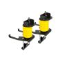 SuperSprings SSR-140-54 | SumoSprings Rear for Ford F-250 | F-350 | Left/Right Pair | 2800 (lb) Capacity at 50% Compression | Made in the USA